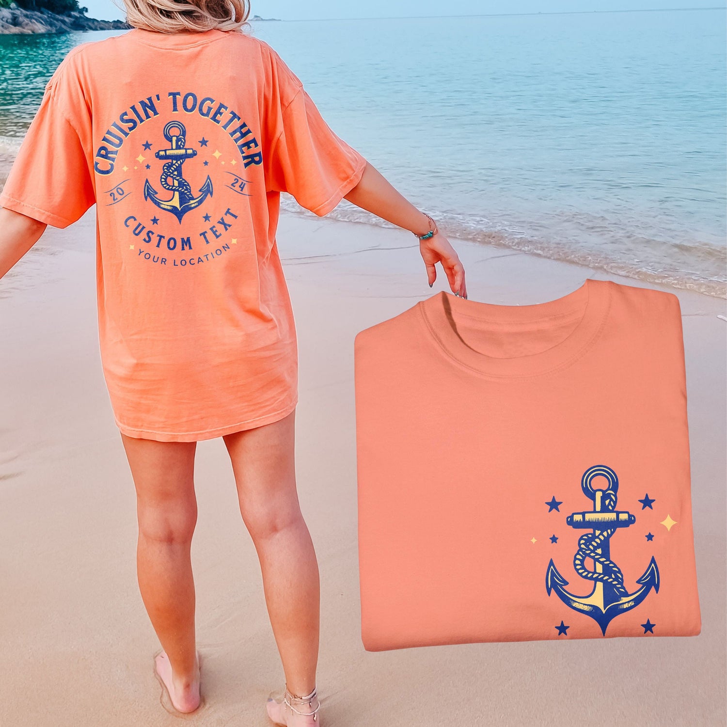 custom cruise shirts personalized matching cruisin together shirts cruise control vacay mode cruise squad oh ship nauti family cruise shirts comfort colors unisex kids adults men women trendy oversized vacation