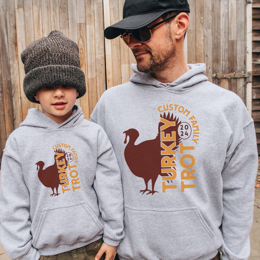 Turkey Trot - Matching Family Thanksgiving 5K Race Shirts