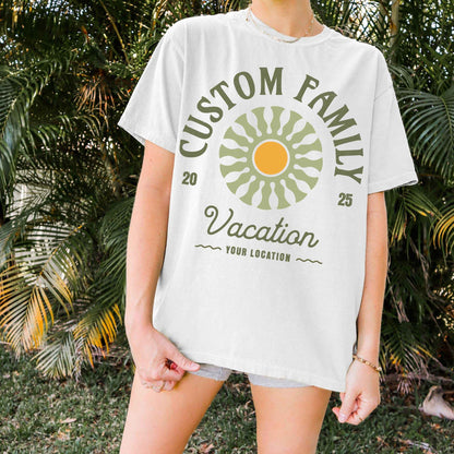 Green Retro Sunburst