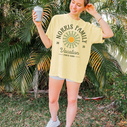 Green Retro Sunburst