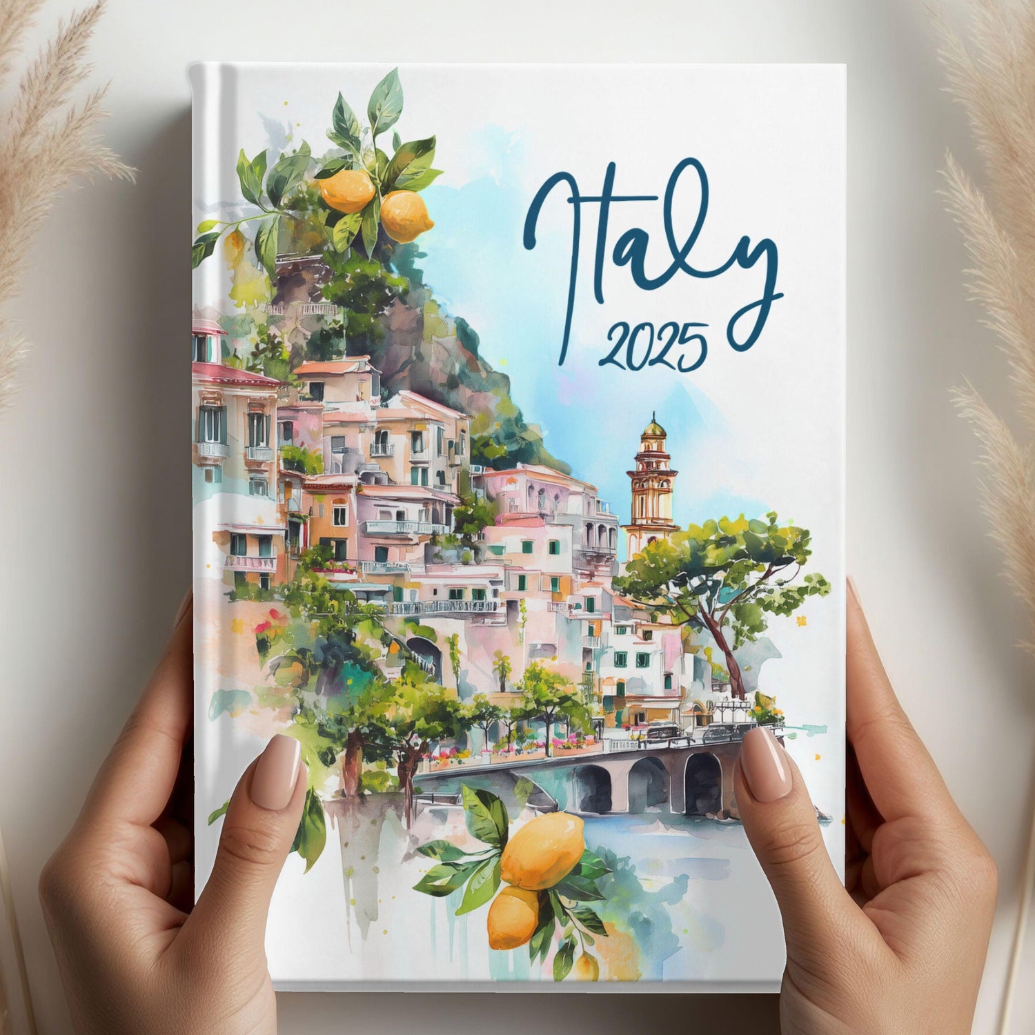 Custom 2025 Italy trip journal and log book, great for European honeymoon memories or travel gift ideas