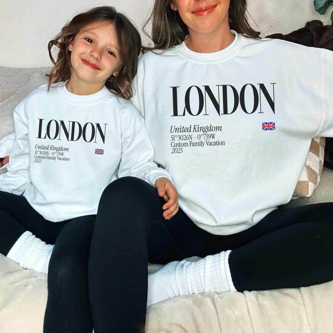 London Shirt, Custom Matching Family Vacation Travel Tshirt, Group Unisex Personalized Trip Hoodies Crewneck &amp; Tshirt Toddler Kids Adult